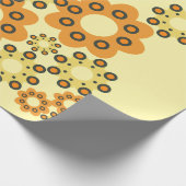 niedliche Blume Blatt Muster 2 Geschenkpapier (Ecke)