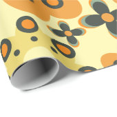 niedliche Blume Blatt Muster 6 Geschenkpapier (Rolleneckpunkt)