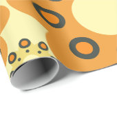 niedliche Blume Blatt Muster 8 Geschenkpapier (Rolleneckpunkt)