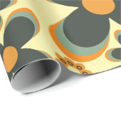 niedliche Blume Blatt Muster 9 Geschenkpapier (Rolleneckpunkt)