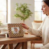 Niedliche Blume, Blumenlaserrahmen Geätzte Rahmen