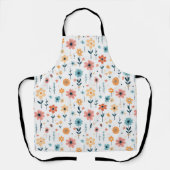 Niedliche Blume Blumenmuster Schürze (Vorderseite)