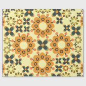 niedliche Blume Blütenmuster Geschenkpapier (Flach)