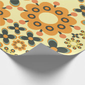 niedliche Blume Blütenmuster Geschenkpapier (Ecke)