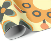 niedliche Blume Blütenmuster Geschenkpapier (Rolleneckpunkt)