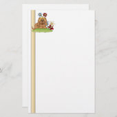 Niedliche Blume Briefpapier (Vorne/Hinten)