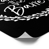 Niedliche Blume Circle Design Tanz Pun Gift Rap T Poster (Ecke)