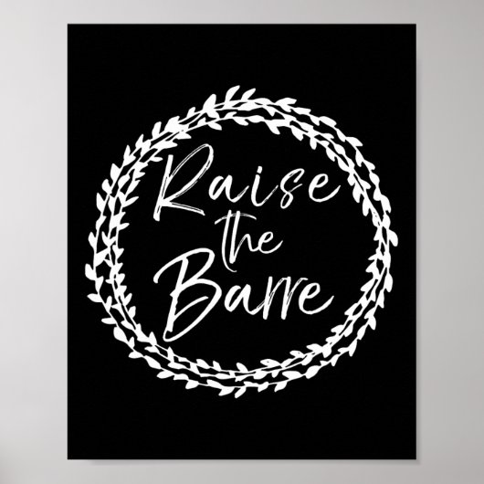 Niedliche Blume Circle Design Tanz Pun Gift Rap T Poster (Vorne)