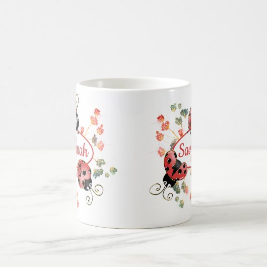 Niedliche Blume der Whimsikraut Kaffeetasse (Mittel)