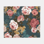 niedliche Blume Design Textil Illustration, Patron Fleecedecke (Vorderseite (Horizontal))