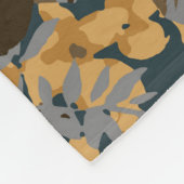 niedliche Blume Design Textil Illustration, Patron Fleecedecke (Ecke)