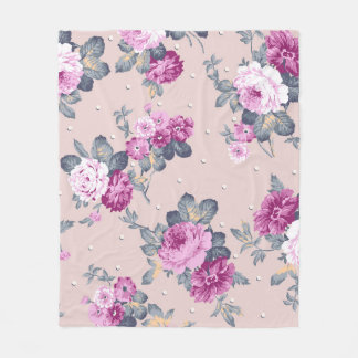 niedliche Blume Design Textil Illustration, Patron Fleecedecke