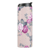 niedliche Blume Design Textil Illustration, Patron Thermosbecher (Nach links gedreht)