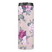 niedliche Blume Design Textil Illustration, Patron Thermosbecher (Rückseite)