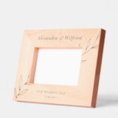 Niedliche Blume, die maßgeschneiderte Holzbilder h Geätzte Rahmen (Links)