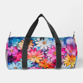 Niedliche Blume Duffle Bag (Rückseite)