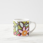 Niedliche Blume Espressotasse (Rechts)