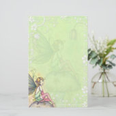 Niedliche Blume Extravagant Stationery Briefpapier (Stehend Vorderseite)