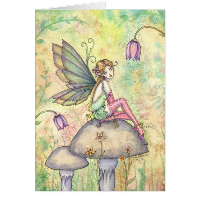 Niedliche Blume Fairy Card von Molly Harrison (Vorne)