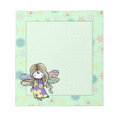 Niedliche Blume Fairy Editor Notizblock (Vorderseite)