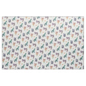 Niedliche Blume Fantasie Art Muster Stoff (Fat Quarter (45,7 x 55,9 cm))