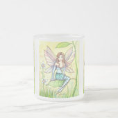 Niedliche Blume Fantasie Kunst und Kultur Mattglastasse (Mittel)