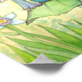 Niedliche Blume Fantasie Kunst und Kultur Poster (Ecke)