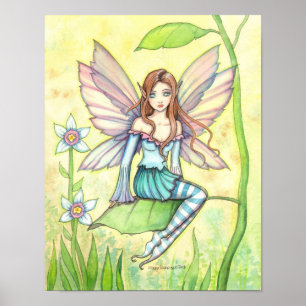 Niedliche Blume Fantasie Kunst und Kultur Poster