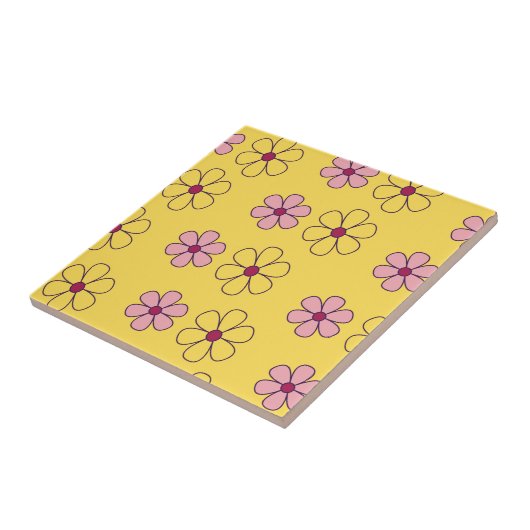 Niedliche Blume Fliese (Seite)