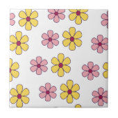 Niedliche Blume Fliese (Vorderseite)