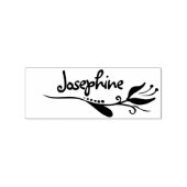 Niedliche Blume Floral Zeichnend Personalisierter Gummistempel (Prägung)