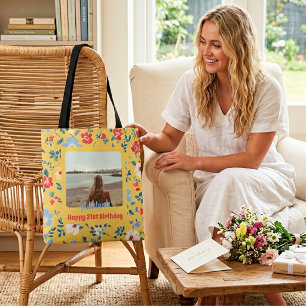 Niedliche Blume Foto Geschenke für 21-jährige Weib Tasche