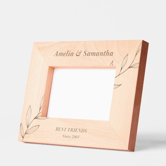 Niedliche Blume Friends für benutzerdefinierte Hol Geätzte Rahmen (Links)