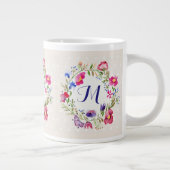 Niedliche Blume für Farbstoffe Jumbo-Tasse (Rechts)