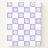 Niedliche Blume für Lila Pastete Notizblock (Rückseite)