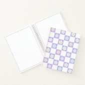 Niedliche Blume für Lila Pastete Notizblock (Innenseite)