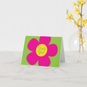 Niedliche Blume Geburtstagspartei Karte (Gelbe Blume)