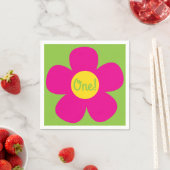 Niedliche Blume Geburtstagspartei Serviette (Beispiel)