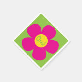 Niedliche Blume Geburtstagspartei Serviette (Ecke)