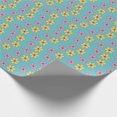 Niedliche Blume Geschenkpapier (Ecke)