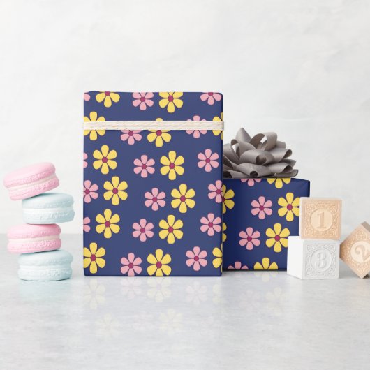 Niedliche Blume Geschenkpapier (Babyparty)