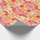 Niedliche Blume Geschenkpapier (Ecke)