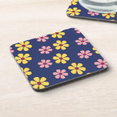 Niedliche Blume Getränkeuntersetzer (Linke Seite)