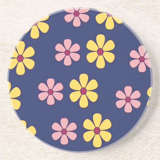 Niedliche Blume Getränkeuntersetzer (Vorne)
