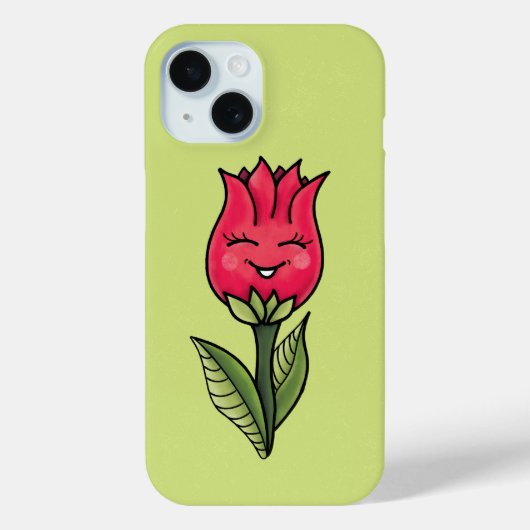 Niedliche Blume Girly Case-Mate iPhone Hülle (Rückseite)