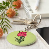 Niedliche Blume Girly Schlüsselanhänger (Seite)