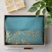 Niedliche Blume handgezeichnetes Design Seidenpapier (Geschenk)