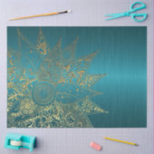 Niedliche Blume handgezeichnetes Design Seidenpapier (Basteln)