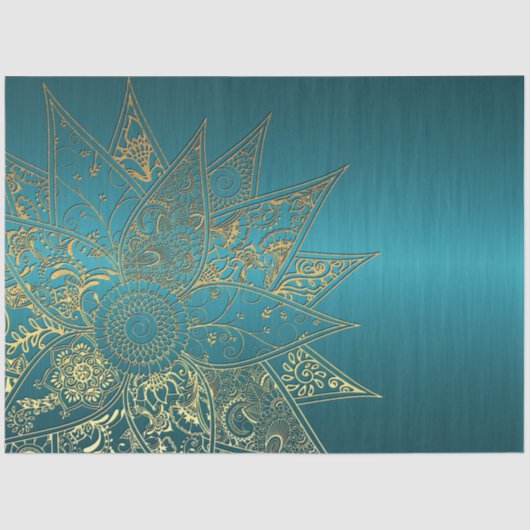 Niedliche Blume handgezeichnetes Design Seidenpapier (Vorderseite)