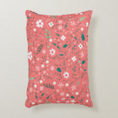 Niedliche Blume im Herbst Illustration Blumenmuste Dekokissen (Vorderseite(Vertikal))